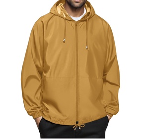 Wholesale Custom Logo Zipper Men's Outdoor <b>Waterproof</b> Breathable Windbreaker <b>Jacket</b> Plus Size Soft Shell Premium quality - Product Image 2