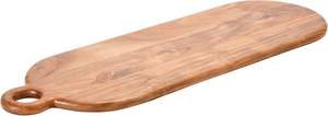Juego de 2 tablas de cortar con mango de queso de madera de acacia, tabla de cortar de madera de haya de tamaño personalizado, Color de madera natural - Product Image 4