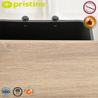 Meilleure Vente du Fabricant : Table Basse Mobile 2 Niveaux en MDF Marron, DIY, Moderne, Légère, Meuble de Rangement pour la Maison