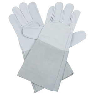Gants de soudage TIG en cuir de chèvre de qualité supérieure robustes Gants de sécurité résistants à la chaleur en cuir de grain - Product Image 6