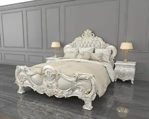 Luxury design antique royal bedroom furniture bed room furniture european royal queen bedroom suite sets