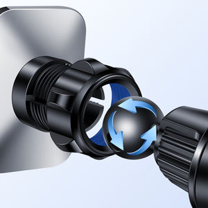 sp-171 mobile <b>phone</b> <b>holder</b> <b>for</b> <b>car</b> <b>magnetic</b> 360 Aluminum Black grill mount Mobile <b>Phone</b> <b>Car</b> <b>Holder</b> - Product Image 3