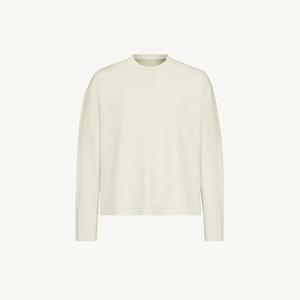 T-shirts à manches longues amples de haute qualité, écologiques, avec logo personnalisé, décontractés et confortables, 100% coton pour hommes - Product Image 1