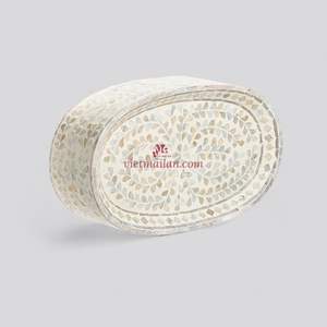 Base para Pastel Hecha a Mano con Núcleo de Bambú y Madreperla, Ecológica, para Exhibición de Postres de Ramadán Iftar y Decoración de Mesa, de Vietnam - Product Image 2