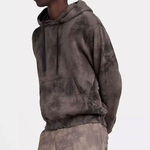 Sudaderas con capucha para hombre Lavado con ácido Color sólido liso en blanco Tallas grandes Peso pesado 2025 Sudadera con capucha para hombre Lavado con ácido - Product Image 5