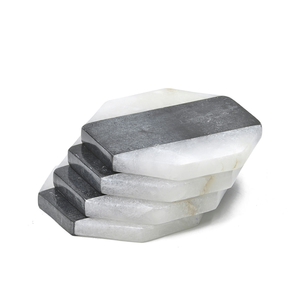 Sous-verres en marbre d'albâtre faits à la main, écologiques, vente en gros, meilleure qualité, vaisselle, disponibles au meilleur prix - Product Image 4