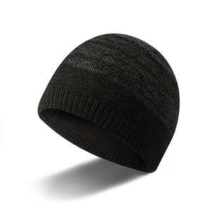 2025 New Fashion Streetwear Wool <b>Beanie</b> Custom Knit <b>Beanie</b> Unique Style Jacquard Comfortable Cap Breathable Solid Colour - Product Image 5