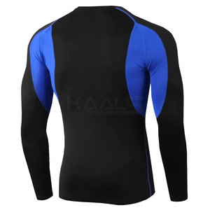 Rashguard pour homme à manches longues, respirant, séchage rapide, tissu doux écologique personnalisé, parfait pour la salle de sport et l'entraînement sportif - Product Image 2