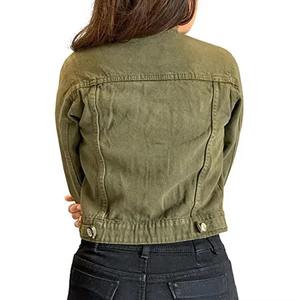 2025 chaqueta vaquera personalizada de alta calidad para mujer, moda contratada, nueva gran oferta de alta calidad, Chaquetas vaqueras para mujer, chaqueta vaquera - Product Image 2