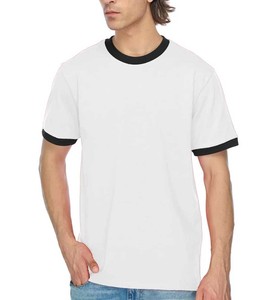 เสื้อยืดผ้าฝ้าย100% สำหรับเสื้อยืดดีไซน์แบบแหวนเสื้อยืดออกแบบโลโก้ได้ตามต้องการ - Product Image 2