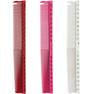YSPARK 220mm Red Guide <b>Comb</b> YS-G45 Salon Hair <b>Comb</b> with Plastic PC Handle for National Examinations - Product Image 2