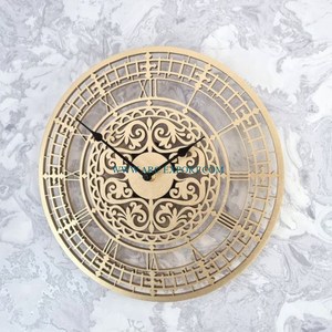 Reloj colgante de pared de resorts modernos de gran tamaño de calidad superior Admirable New Look Reloj de pared interior hecho a mano de diseñador moderno - Product Image 4