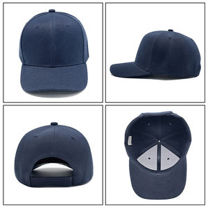 Casquettes de sport vierges personnalisées Fabricant de chapeaux promotionnels à 6 panneaux Casquette de baseball avec logo personnalisé pour homme - Product Image 2