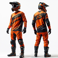 Maillot de course de motocross pour homme à manches longues, léger, personnalisé, respirant, coupe-vent, séchage rapide, vêtements de course automobile