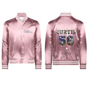 2025 veste universitaire pour hommes sur mesure de haute qualité meilleur matériau en satin avec lettrage Dragon Design pour le baseball pour l'hiver - Product Image 2