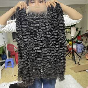 Extensions de cheveux vierges humains de qualité supérieure, cheveux bouclés vietnamiens Remy, bouclés crépus, bouclés profonds, bouclés Jerry, pour femmes noires, tissage de cheveux - Product Image 3