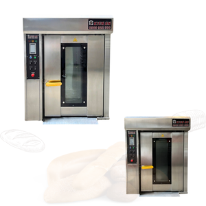 Fast Delivery Oven for Baking Bread <b>8</b> Trays 600Kg Weight Bread Production Line Altuntop Trolley Rotary Oven Vietnam Supplier - Product Image 1