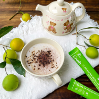 Café instantané vietnamien à base de plantes de haute qualité avec saveur de menthe au chocolat