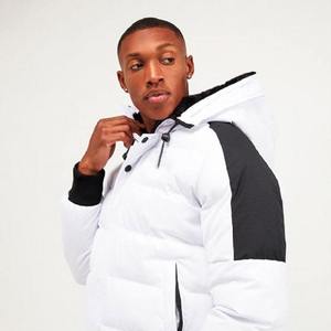 Veste matelassée oversize pour homme, nouvelle collection hiver 2025, logo personnalisé, style varsity, veste gonflée - Product Image 4