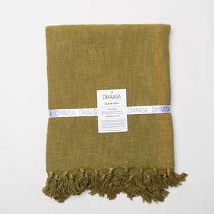 Wholesale Handloom 100% Cotton Throw Solid Black Color Living Room Sofa Bed Throws Christmas <b>Blanket</b> - Product Image 2