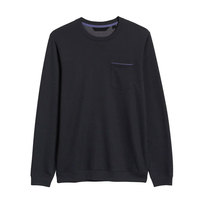 T-shirts décontractés pour hommes les plus vendus, coupe ajustée, manches longues, imprimés au laser, logo personnalisé, polyester/coton, motif uni, séchage rapide