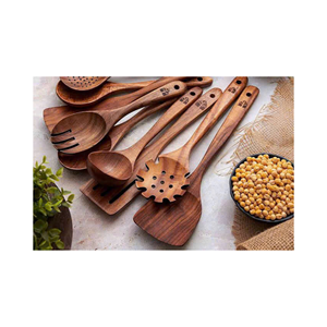 Utensilios de Cocina de Madera de Primera Calidad para Cocinar, Servir y Preparar Alimentos - Product Image 1