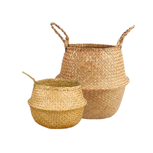 PANIERS DE VENTRE EN SEAGRASS Tissés Vietnamiens Fabriqués avec de Haute Qualité pour Grossiste Organisation de Blanchisserie Pots de Plantation - Product Image 1