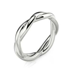 Bague de mariage pour homme Jeulia en rhodium plaqué, style vintage, avec perle - Product Image 2