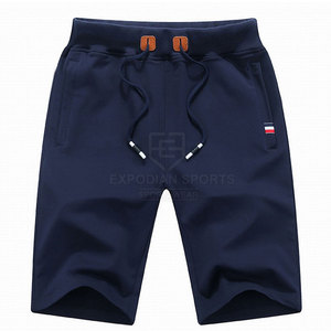 Pantalones cortos de hombre de cintura media informales sólidos de algodón 100% transpirable de secado rápido Venta caliente de calidad premium a la venta en Pakistán - Product Image 1