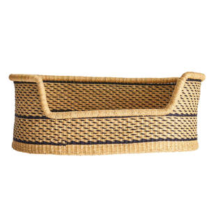 หญ้าทะเลธรรมชาติที่ทําด้วยมือสําหรับเตียงสุนัขอุปกรณ์เสริมเตียงสัตว์เลี้ยงหวายสวยงามคัดสรรชั้นนํา 2024 ผลิตในเวียดนาม - Product Image 1