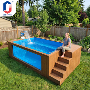 Sturdy Easy Install Above Ground <b>Pool</b> for Outdoor Villa Hotel Courtyard Leisure Use with Full Support Equipment Swimming <b>Pool</b> - Product Image 1