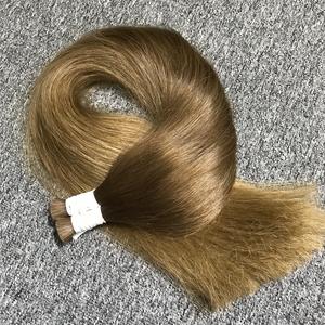 Extensiones de cabello humano Remy marrón claro vietnamita a granel, liso, suave, sin rugosidad o proveedor fibroso, precio al por mayor - Product Image 5