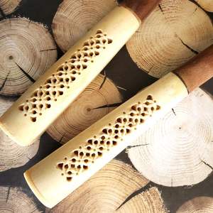 Juego de cucharas para servir platos hechos a mano de madera de la mejor calidad, 2 acabados marrones, cocina de diseño clásico, cocina de boda de HF CRAFTS - Product Image 5