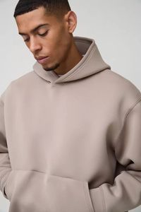 เสื้อฮู้ดโอเวอร์ไซส์ของผู้ชายเสื้อฮู้ดแบบลำลองสำหรับฤดูหนาวโลโก้ออกแบบได้ตามต้องการ - Product Image 2