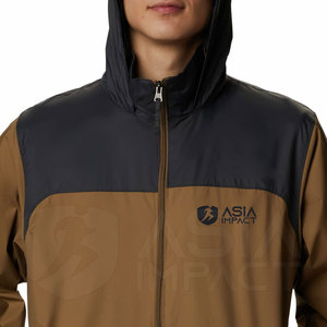 เสื้อแจ็คเก็ตกันลมสำหรับผู้ชาย ผลิตจากผ้าที่มีน้ำหนักเบาและสวมใส่สบาย เหมาะสำหรับกิจกรรมกลางแจ้งและการสวมใส่ลำลองในชีวิตประจำวัน - Product Image 5