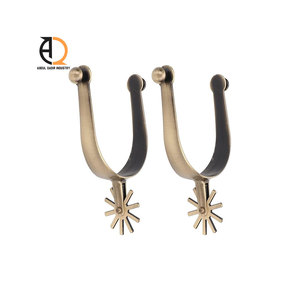 Éperons de cheval occidentaux à la mode avec quincaillerie, accessoires d'équitation raffinés - Product Image 4