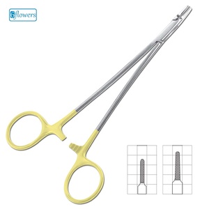 Porte-aiguille intracardiaque Cooley, instrument chirurgical pour l'hémostase, certifié CE ISO13485, classe I, manuel - Product Image 1