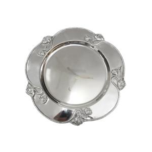 จานรองอาหารทรงกลม ลายโมเสก สำหรับเสิร์ฟผลไม้ ทำจากสแตนเลสคุณภาพสูง งานแฮนด์เมด เหมาะสำหรับใช้เสิร์ฟอาหาร - Product Image 6