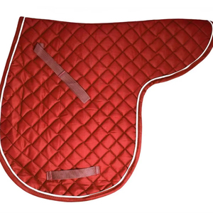 Équitation anglaise Équestre Confortable Écologique Poly Coton Feutre Outshell Numnah Tissu Doublure Respirant Tapis de Selle - Product Image 1