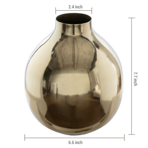 Ensemble de vases métalliques martelés Argent Or Vases décoratifs pour fleurs pour la maison Hôtel Restaurant Vente en gros - Product Image 4