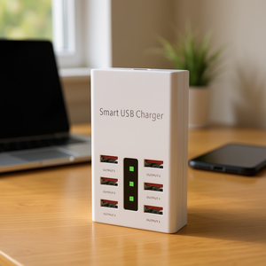 6-Port 30W 2A <b>USB</b> Universal Multifunction Charging <b>Socket</b> for Smartphones and Tablets UK Specification - Product Image 3