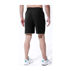 Top Premium High Trending Men's 100% Poliéster Multi-Bolsillos Stretch Cargo Shorts Cintura media Alta calidad Sólido Antiarrugas - Product Image 3