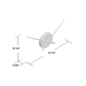 Horloge murale analogique en métal de conception luxueuse fabriquée par un fabricant fiable avec couleur et taille personnalisées pour la décoration de la maison - Product Image 5