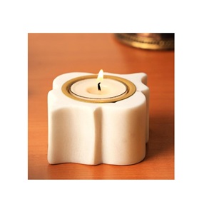 Premium Marble <b>Candle</b> Jars | Wholesale Bulk Luxury Natural Stone <b>Candle</b> Containers - Product Image 1