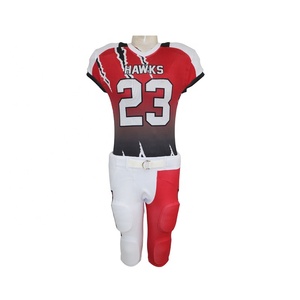 Maillots de football américain de qualité supérieure, designs personnalisés, impression sublimée, manches courtes, 100% polyester, séchage rapide, respirant - Product Image 1