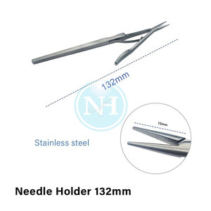 Porte-aiguille Silcock en acier inoxydable, forceps chirurgical manuel, outils professionnels pour la suture, certifié CE - Product Image 4