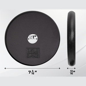 20kg cạnh tranh gang trọng lượng tấm nhỏ gọn <span class=keywords><strong>Barbell</strong></span> Bumper tấm Trọng lượng nâng cao su Tương thích thiết bị khác nhau - Product Image 2