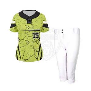 Uniforme de softball à séchage rapide et léger pour toute l'équipe de softball d'utilisation de saison avec la conception personnalisée - Product Image 2