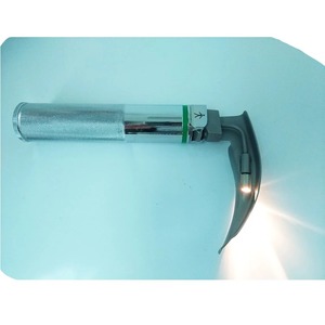 Set de Laringoscopio Eléctrico LED Convencional Macintosh Miller de Acero Inoxidable, Kit de Intubación de Vías Respiratorias para Uso Veterinario y Quirúrgico en Adultos - Product Image 3