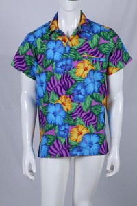 Hot sale Printed Beach <b>Shirt</b> Summer Design polyester <b>Men</b> Wear short Sleeve Button Down <b>Men</b> <b>Shirt</b> - Product Image 6